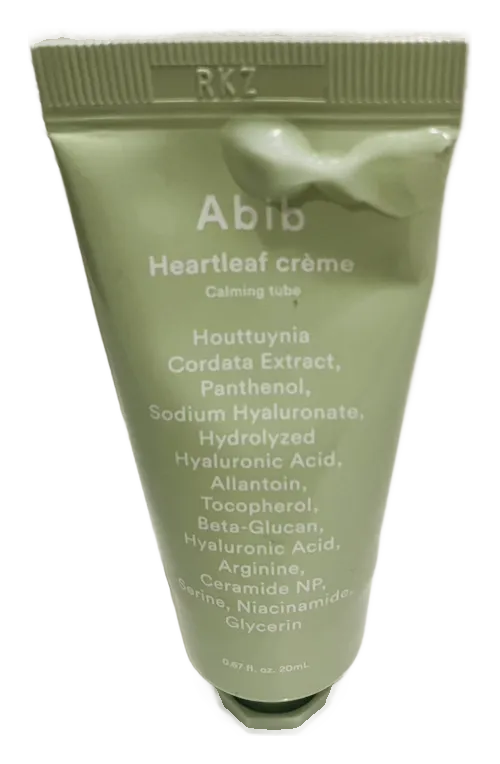 Abib Heartleaf Calming Cream Tube
