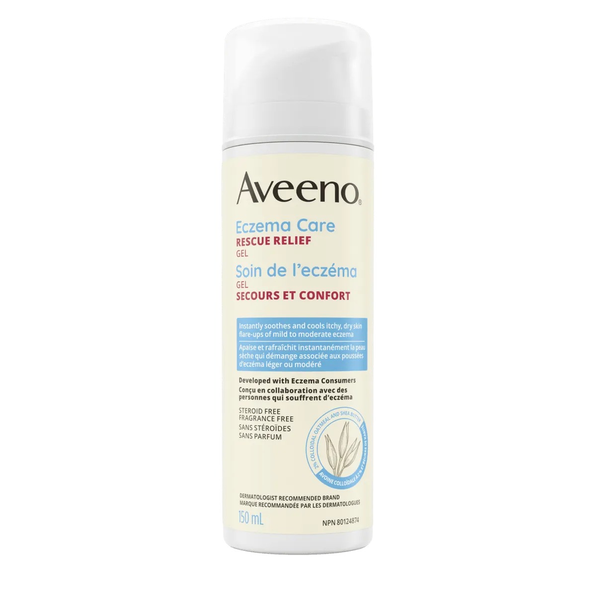 Aveeno Therapy Rescue Relief Gel Cream with Colloidal Oatmeal