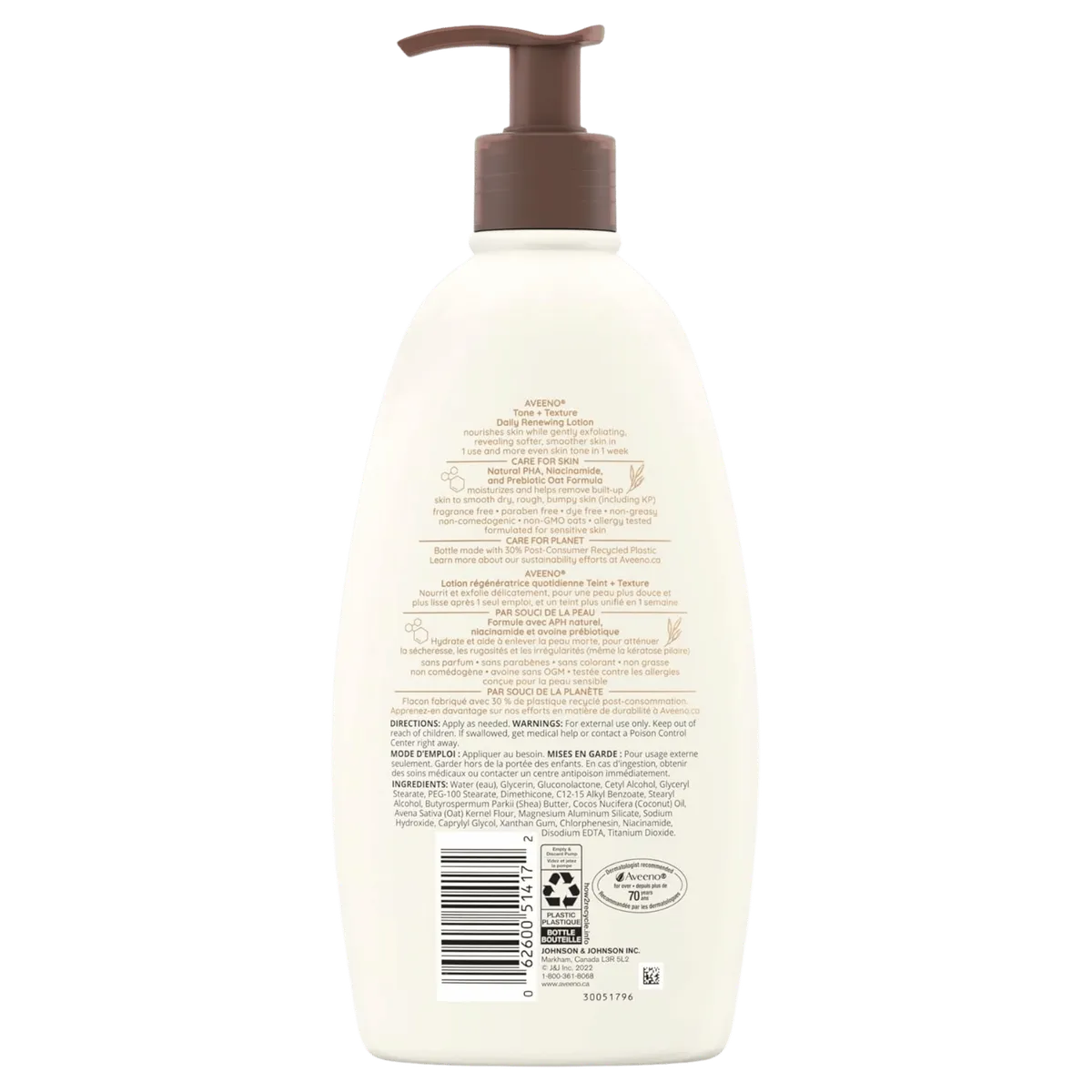 Aveeno Tone and Texture Body Moisturizer
