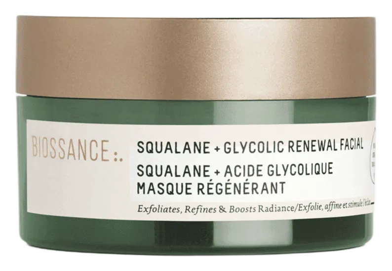Biossance Squalane + Glycolic Acid Renewing Mask