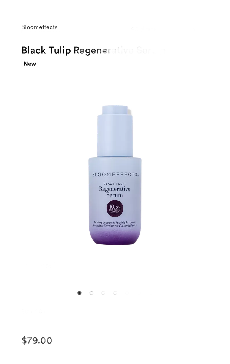 Bloom Effects Black Tulip Regenerative Brightening Serum