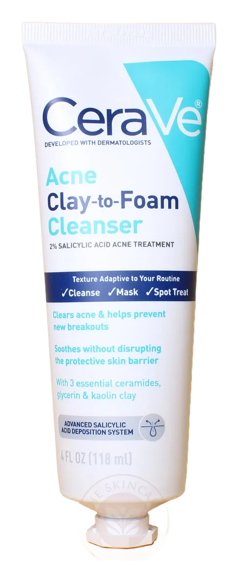 CeraVe Acne Clay to Foam Cleanser