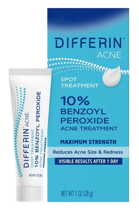 Differin 4% or 10% Benzoyl Peroxide Wash