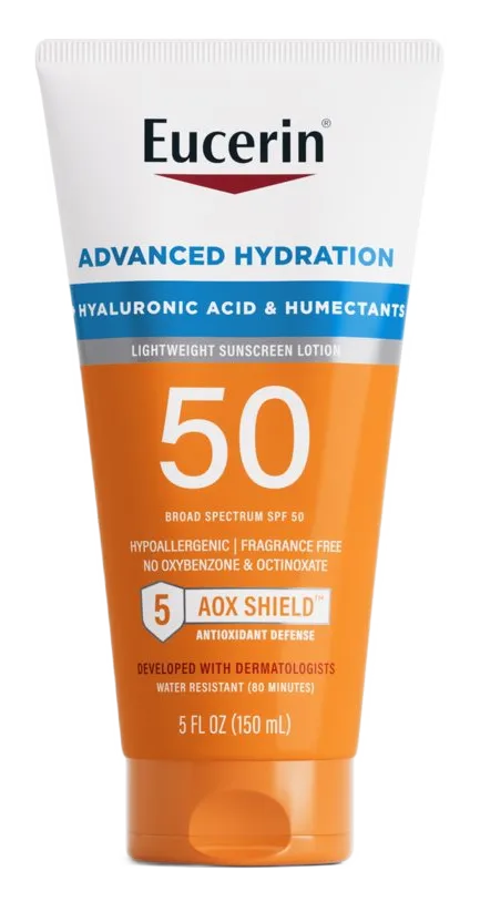 Eucerin Advanced Hydration Plus Hyaluronic Acid Sunscreen SPF 50