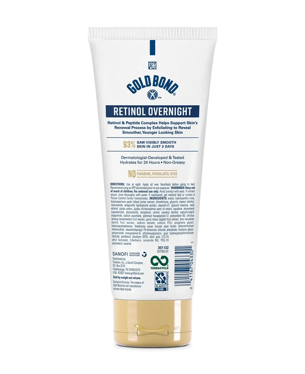 Gold Bond Age Renew Retinol Overnight Body & Face Lotion