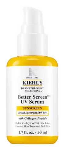Kiehl's Better Screen UV Serum SPF 50 Facial Sunscreen with Collagen Peptides
