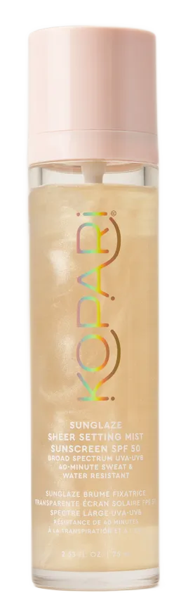 Shimmer Golden Sunglaze Sheer Body Mist SPF 50