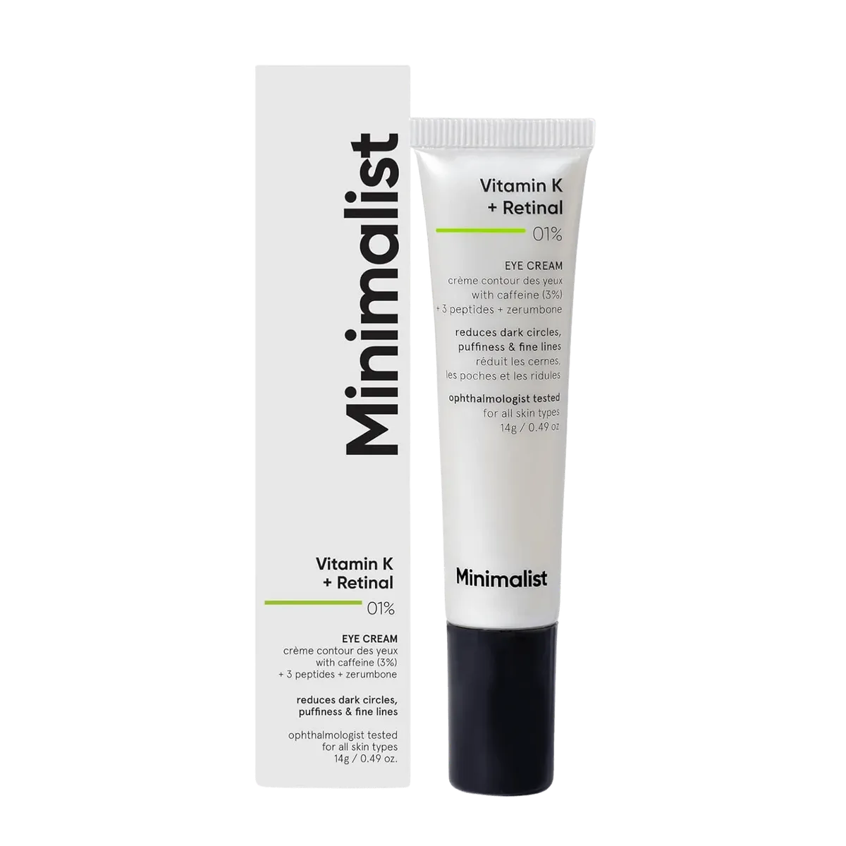 Minimalist Vitamin K Retinal 0.1% Eye Cream