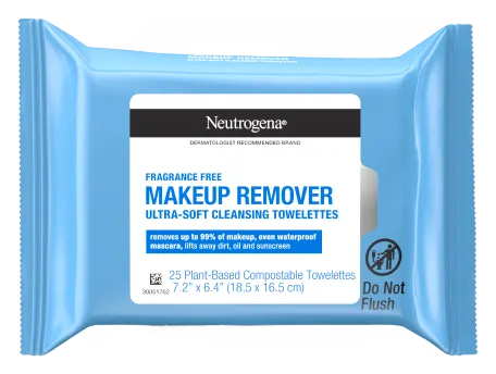 Neutrogena Makeup Remover Cleansing Towelettes Fragrance-Free