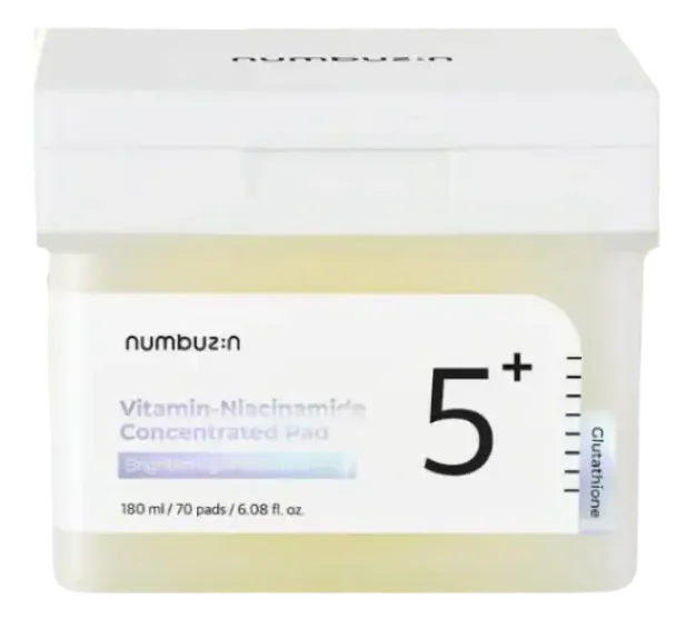 Numbuzin 5+ Vitamin Niacinamide Concentrated Pads