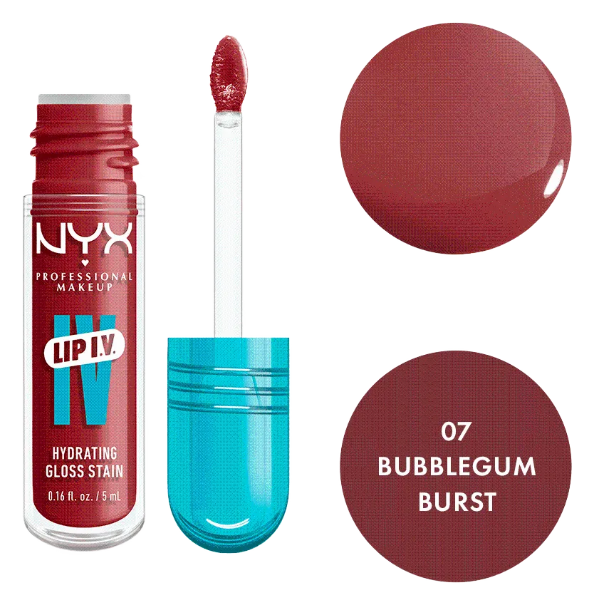 Lip IV Hydrating Gloss Serum Stain Bubble Gum Burst