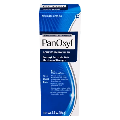 PanOxyl 10% Benzoyl Peroxide Wash