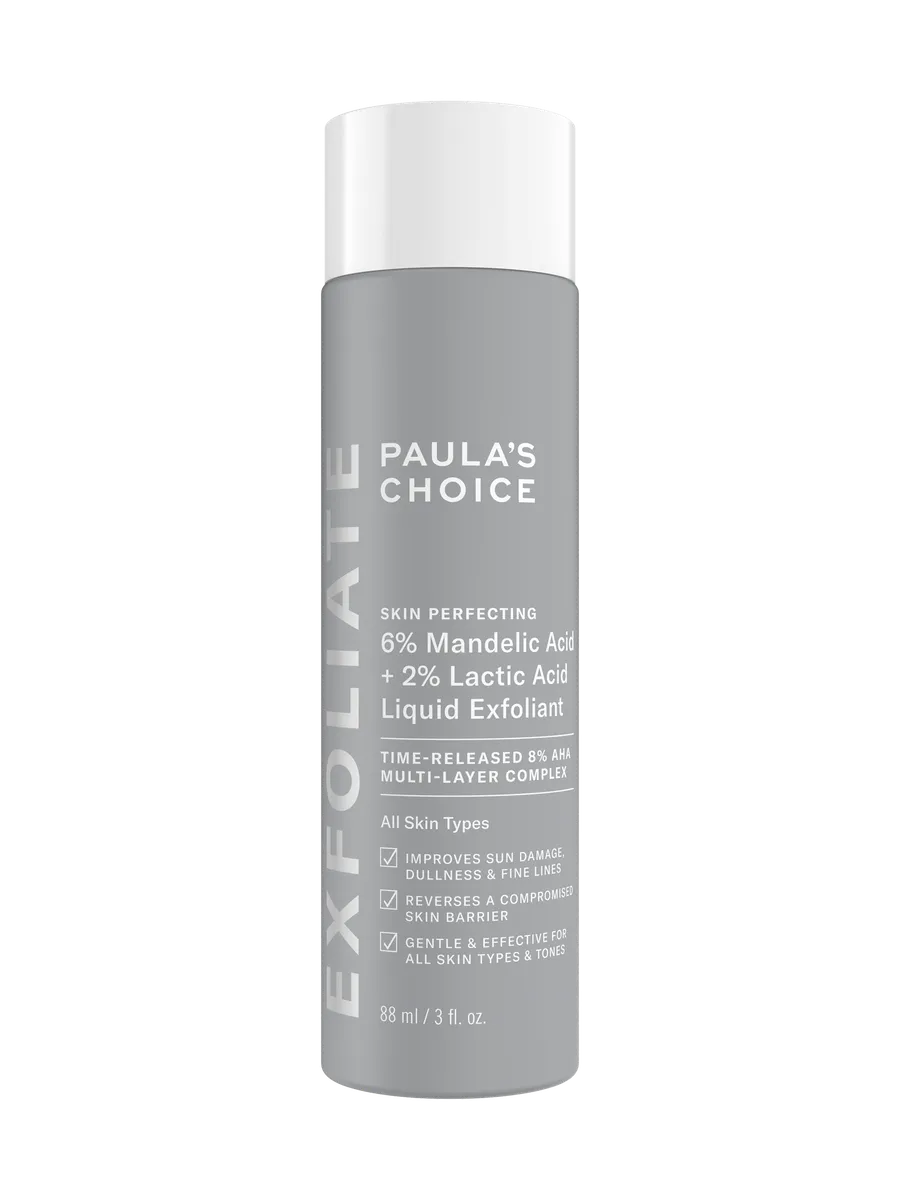 Skin Perfecting 6% Mandelic Acid + 2% Lactic Acid Liquid Exfoliant