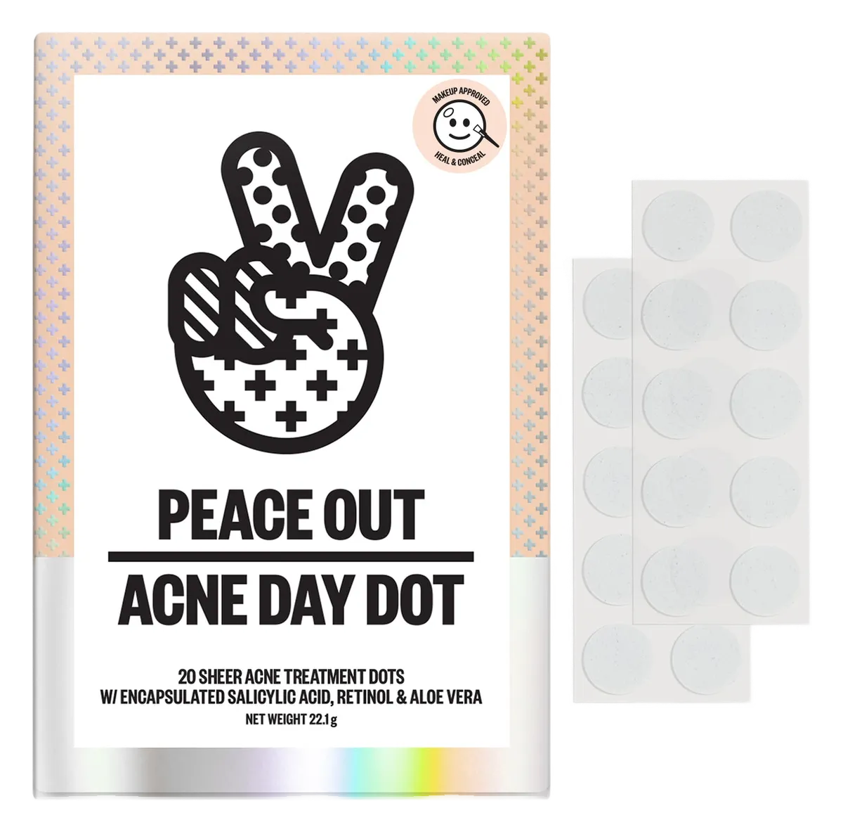 Peace Out Salicylic Acid Acne Day Dots