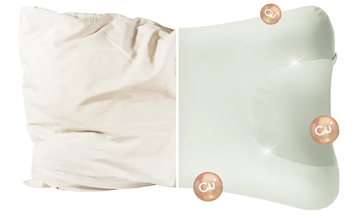 Sleep and Glow Copper Pillowcase