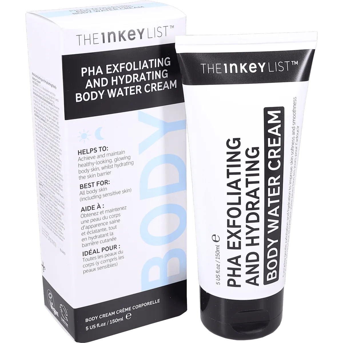 PHA Exfoliating & Hydrating Body Water Cream